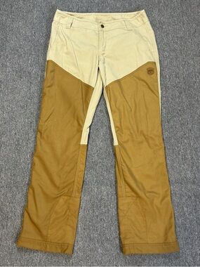 Eddie Bauer Two-Tone Tan & Cream Outdoor Utility Durable Chinos Women’s Size 10